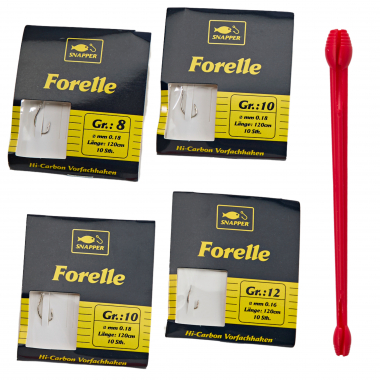 Snapper Haken Set Forelle 