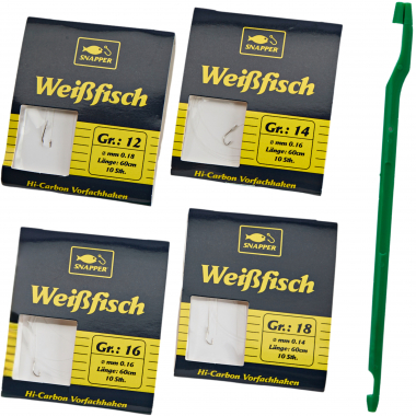 Snapper Haken Set Weißfisch