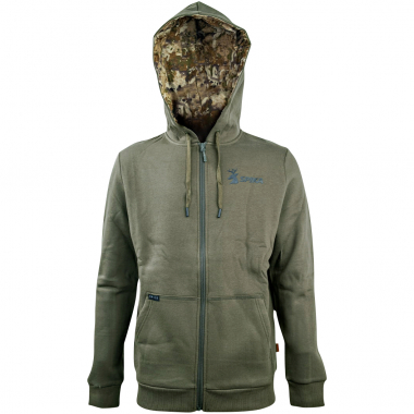 Spika Herren GO Core Zip-Through Hoodie (Olive)