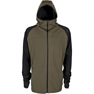 Spika Herren Microfleece Zip–Through Jacke (Olive Summit)
