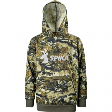 Spika Kinder GO Biarri Hoodie (Camo, Cool Grey Logo)