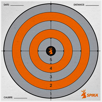 Spika Papier Zielscheiben (8 in)