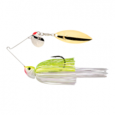 Strike King Spinnerbait  Hack Attack Heavy Cover (Chartreuse / White)