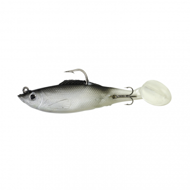 Trendex Shad Treble Tail (Schwarz/Silber)