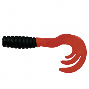 Trendex Twister Treble-Tail (Schwarz/Rot)