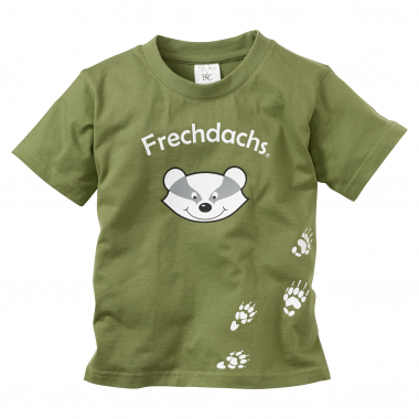 T-Shirt "Frechdachs" Kinder (Oliv)