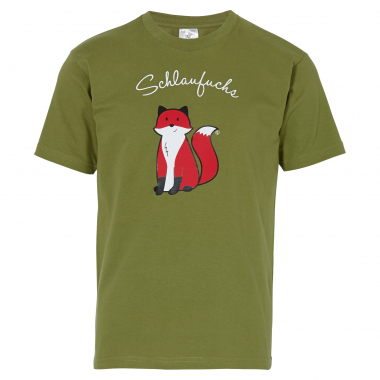 T-Shirt "Schlaufuchs" Kinder (Oliv)