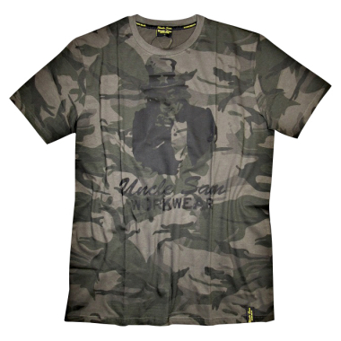 Uncle Sam Herren US T-Shirt (camouflage)