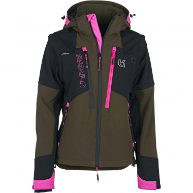 Univers Cadore U-Tex Hunting Jacket Damen, m. abnehmbarer Kapuze (Oliv)