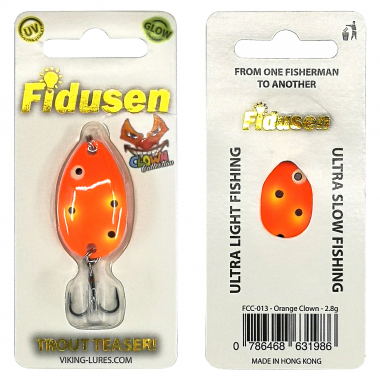 Westin Blinker Fidusen (Orange Clown) 