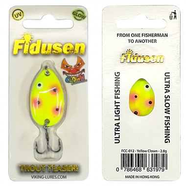 Westin Blinker Fidusen (Yellow Clown) 