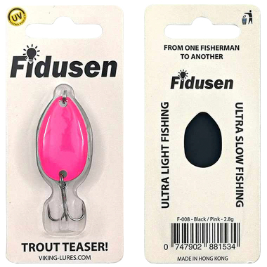 Westin Kunstköder Fidusen (Black/Pink, 2,8 g) 