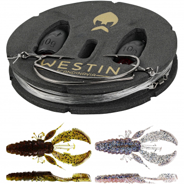 Westin Vormontierte Carolina Rigs (Dark Water Mix)