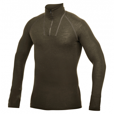 Woolpower Zip Turtleneck Lite Herren (Pine Green)