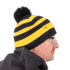 Black Cat Bobble Hat (Black/Yellow) 