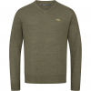 Blaser V-Neck Merino Sweater Herren (Dunkel Oliv) 