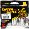 FTM Lifter Lures Larvy, White/Black