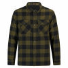 Il Lago Hemd Boreal Check Herren (Oliv/Schwarz) 
