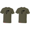 il Lago Prestige Catch & Wear 2er-Set: T-Shirt "Karpfen" Herren (Oliv) Karpfen