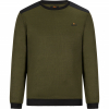 il Lago Prestige Pullover Björn Herren (Oliv/Schwarz) 