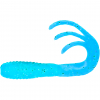 OGP Gummiköder Flexibait Trible Tail Garlic (Blue) 