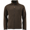 OS Trachten Jatya Strickfleece Jacke Herren (Dunkelbraun) 