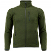 OS Trachten Pique-Fleece Jacke Herren (Oliv) 