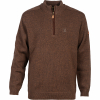 Percussion Islande Bestickter Troyer Herren, m. Percussion-Motiv (Brown) 