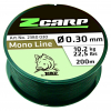 ZCarp Zebco Angelschnur ZCarp Mono Line (grün, 200 m)