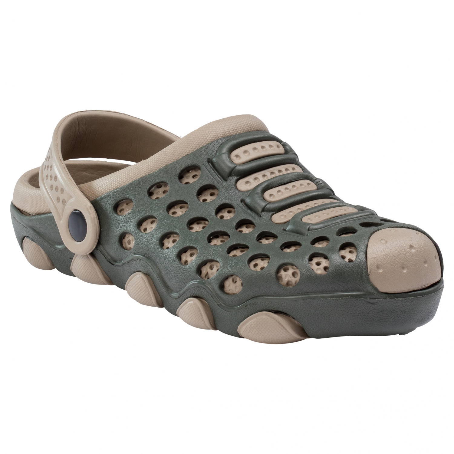 Almwalker EVA Schlappen Wild Summer Unisex (Oliv/Ocker) 