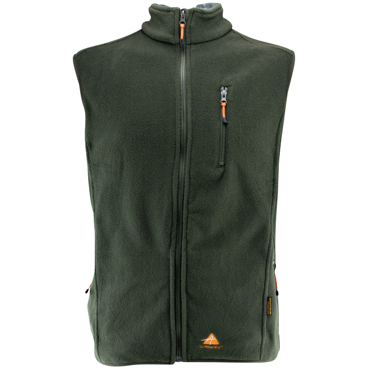 Alpenheat Herren Beheizte Weste Fire Fleece 