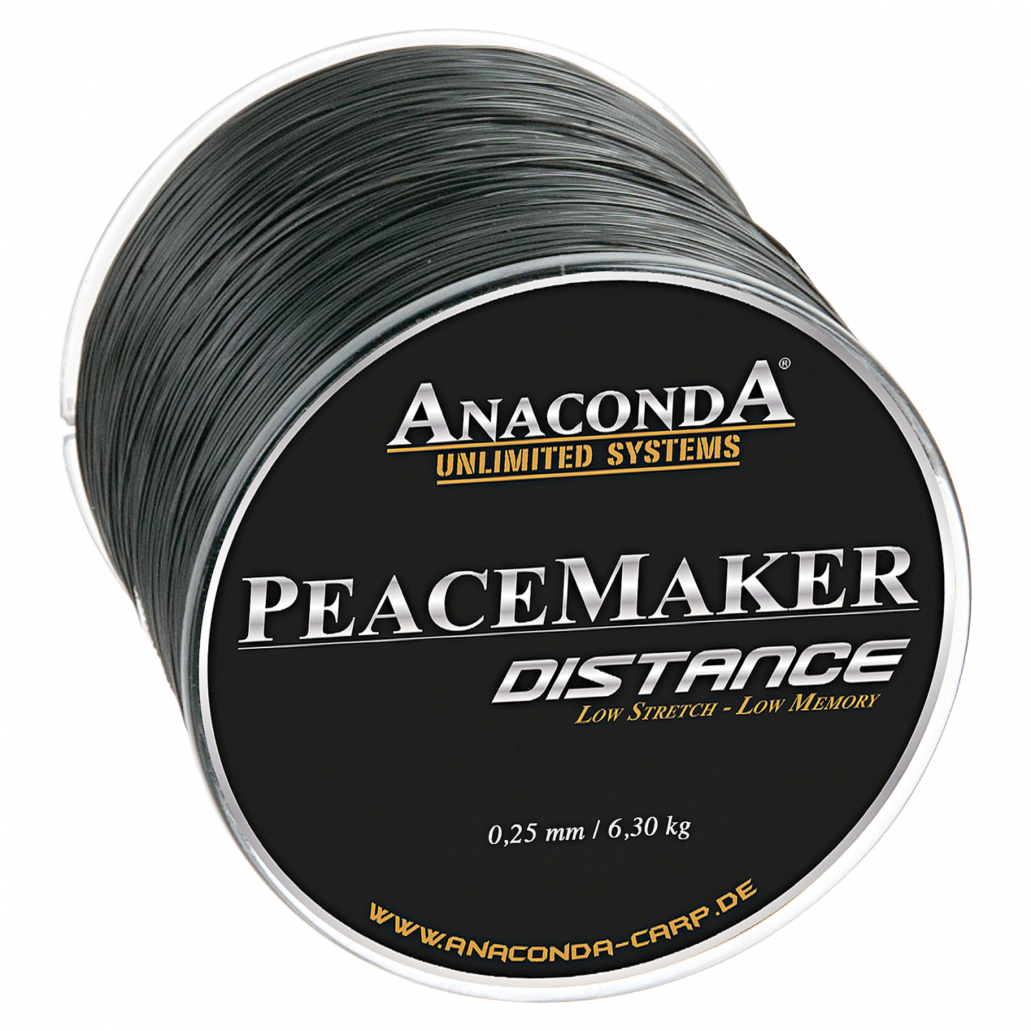 Anaconda Angelschnur Peacemaker Distance (schwarz, 1.200 m) 