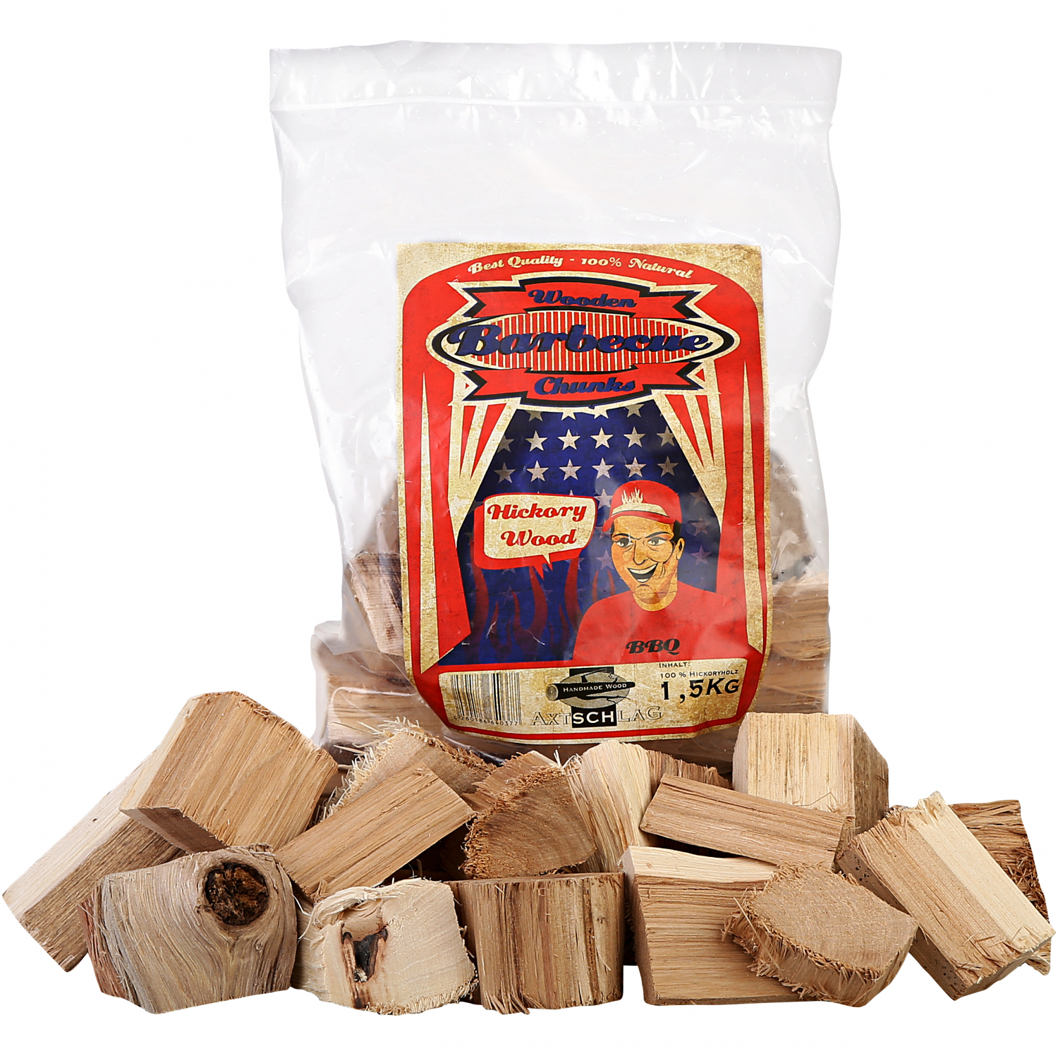 Axtschlag Räucherholz Eiche – Smoker Wood Oak (hickory) 