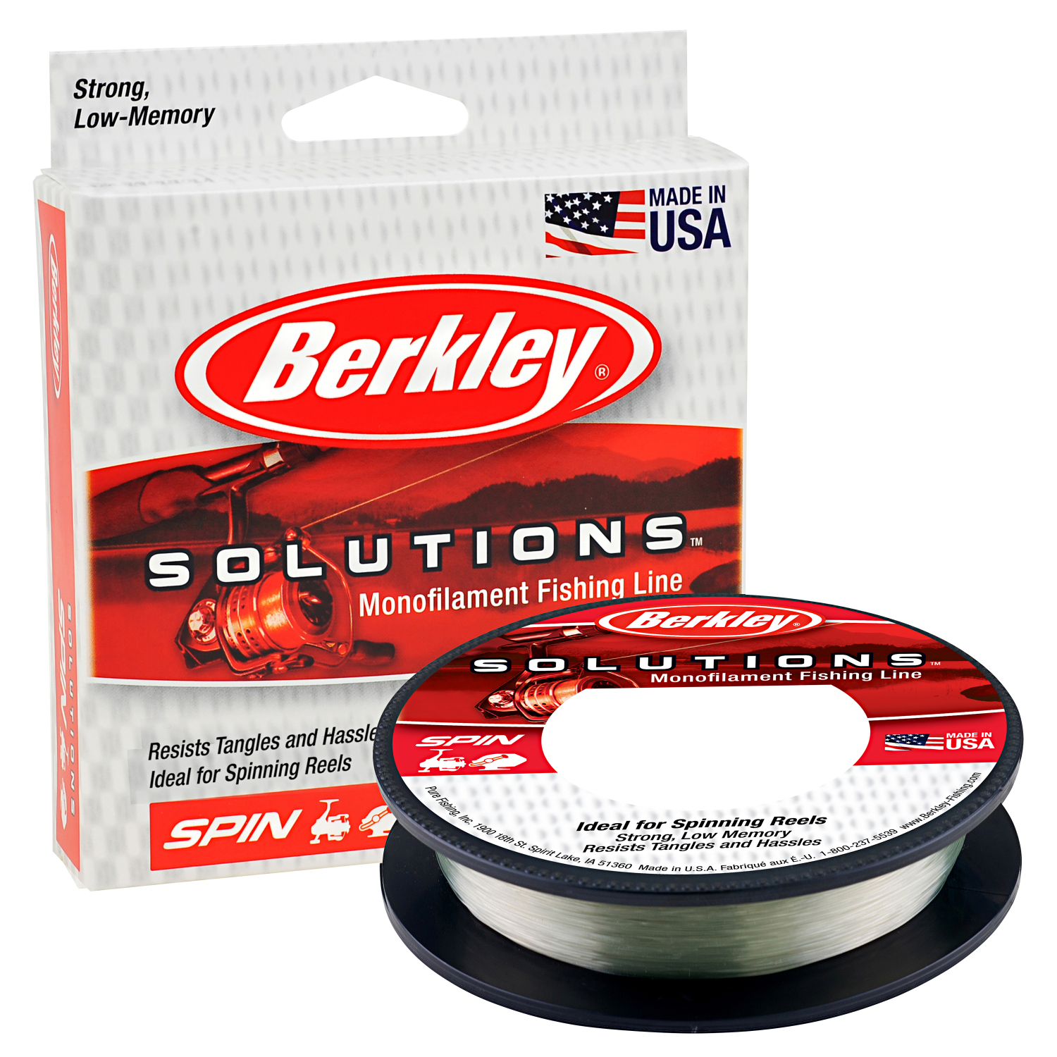 Berkley Berkley Angelschnur Solutions Spinning (transparent) 