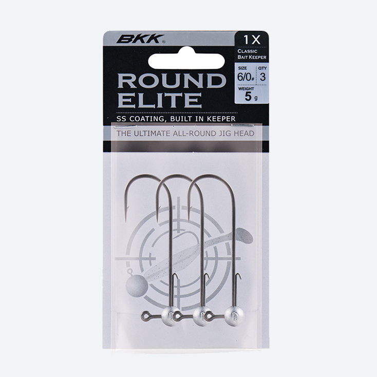 BKK Round Elite Jighead, 5 g 