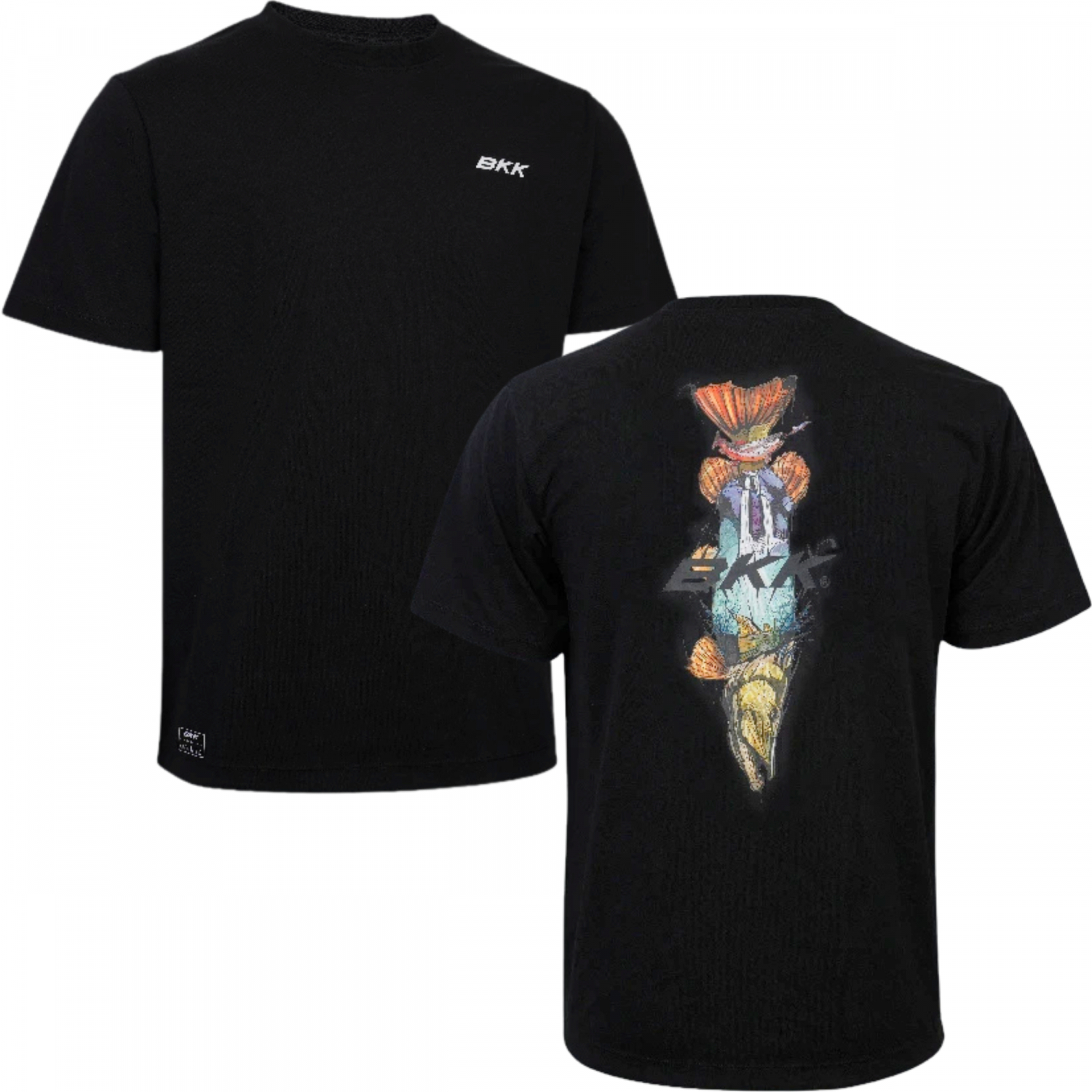 BKK Short Sleeve Casual Shirt - Brand Values Pike (Black) 