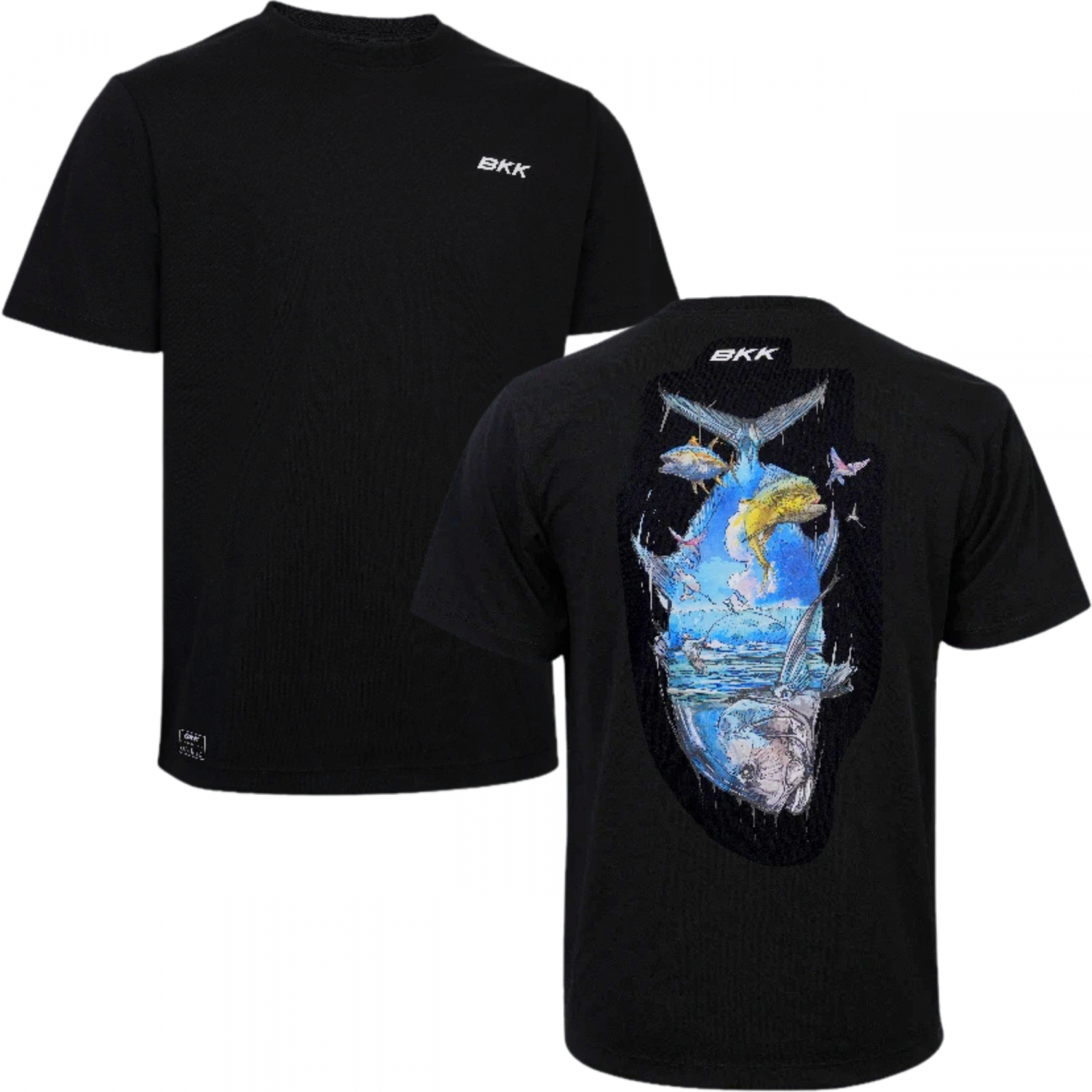 BKK Short Sleeve Casual Shirt, Brand Values GT (Black) 