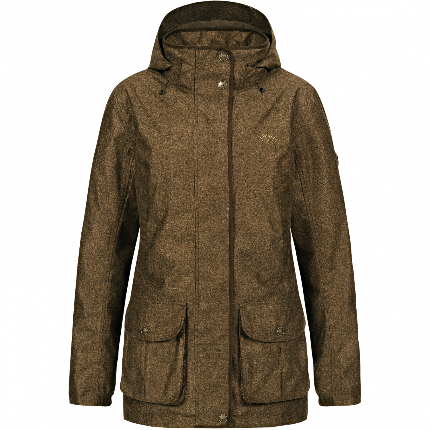 Blaser Celine Mantel Vintage Damen (Dunkelbraun Mélange) 