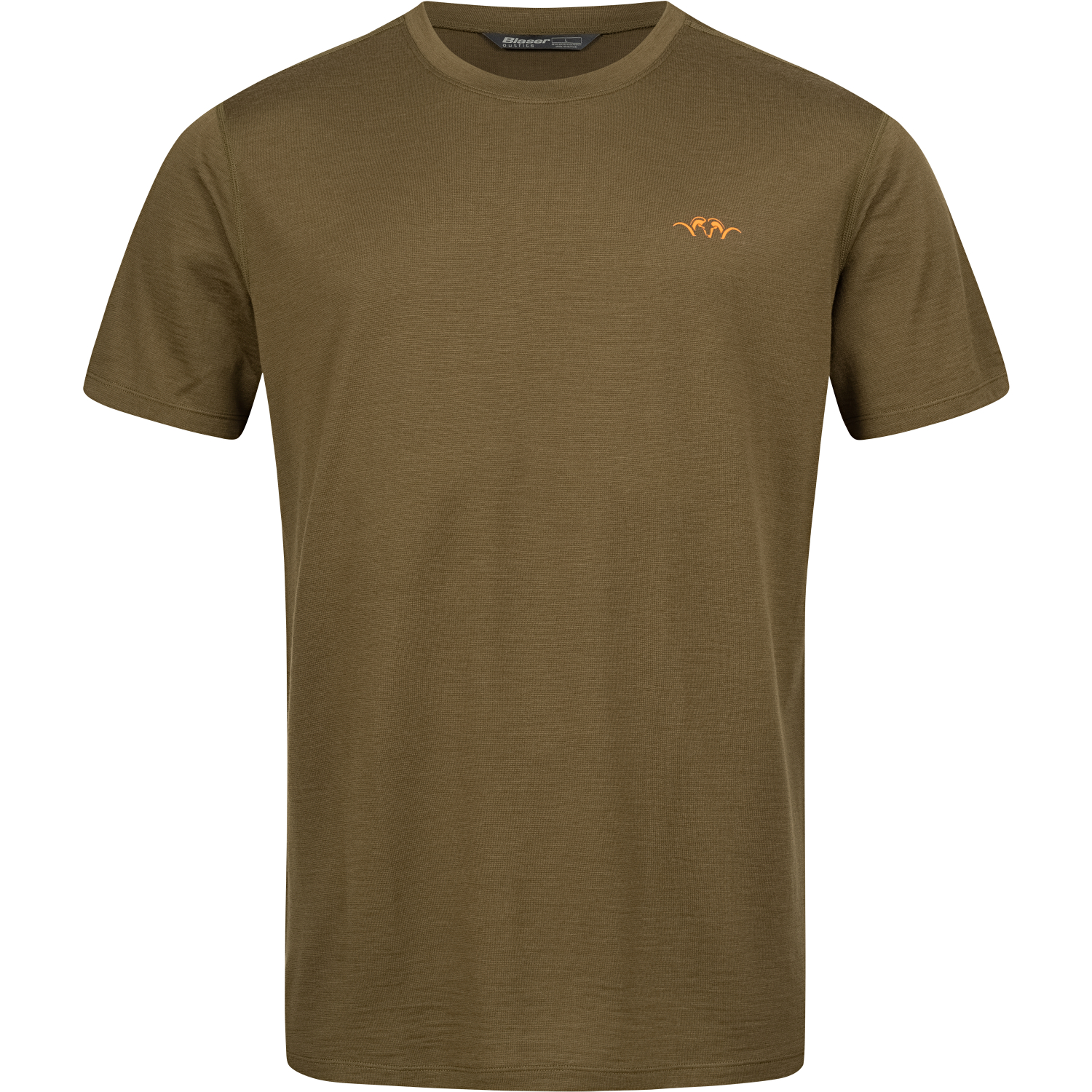 Blaser Herren Merino Base Layer T-Shirt 160 LS (dunkel oliv) 