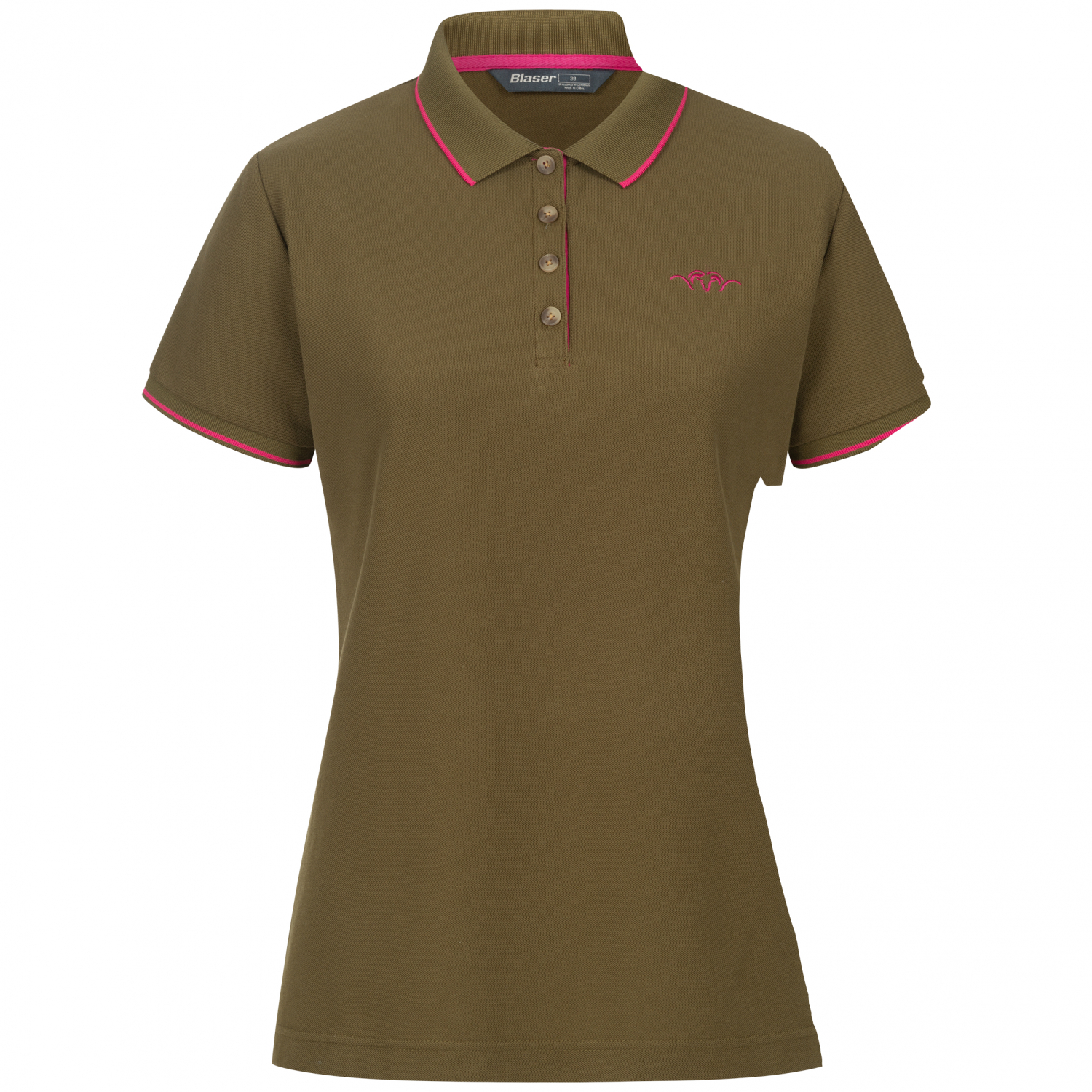 Blaser Polo Shirt 24 Damen (Dunkel Oliv/Heidekraut) 