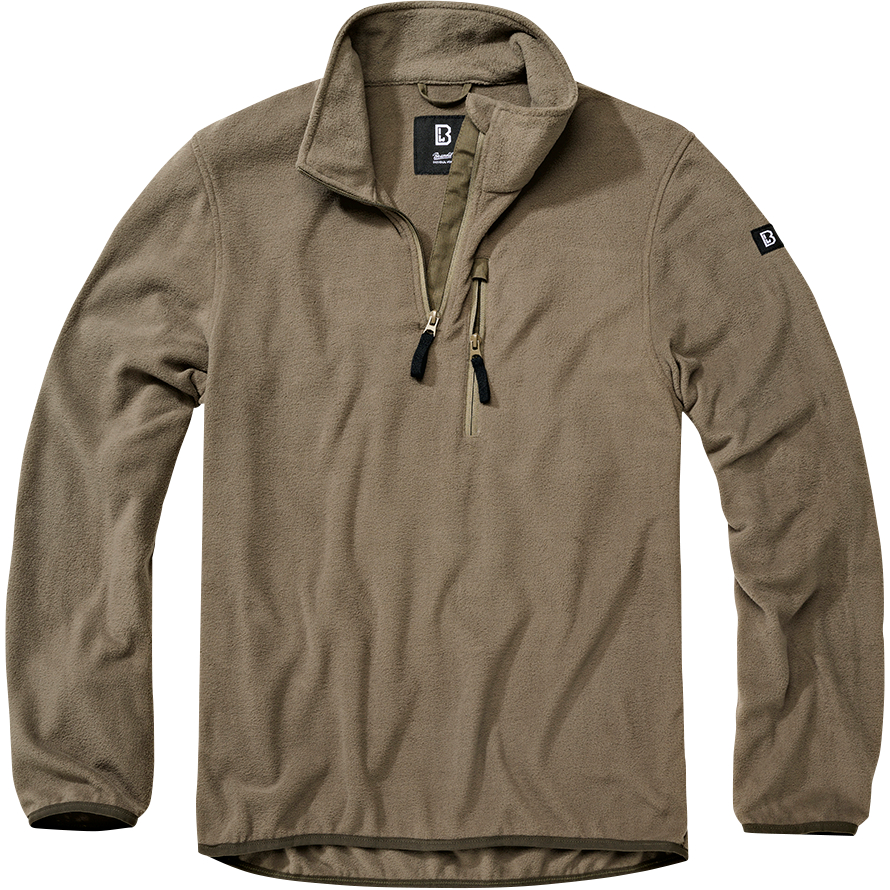 Brandit Fleece Troyer Herren (Olive) 