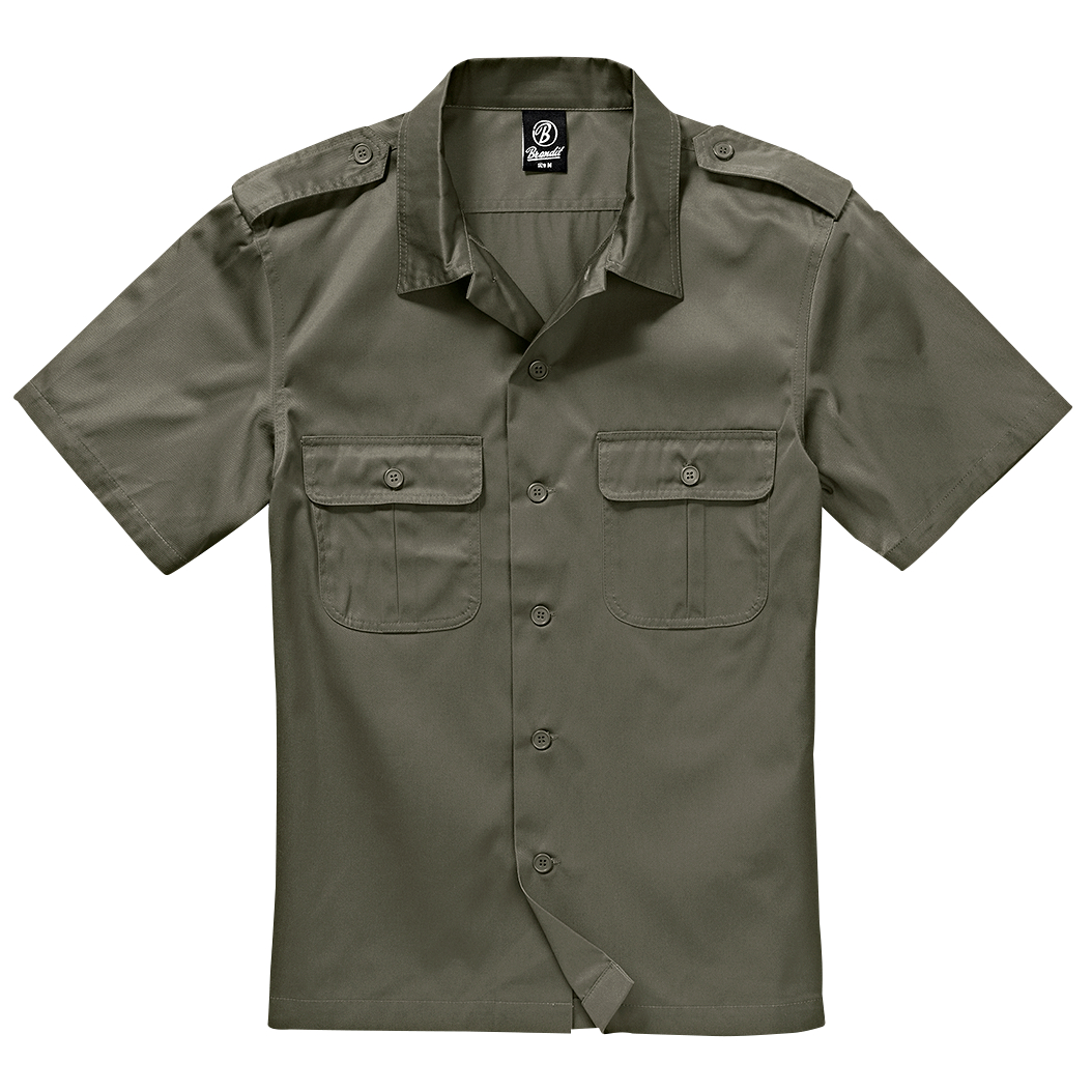 Brandit US Shirt Short Sleeve Herren (Olive) 