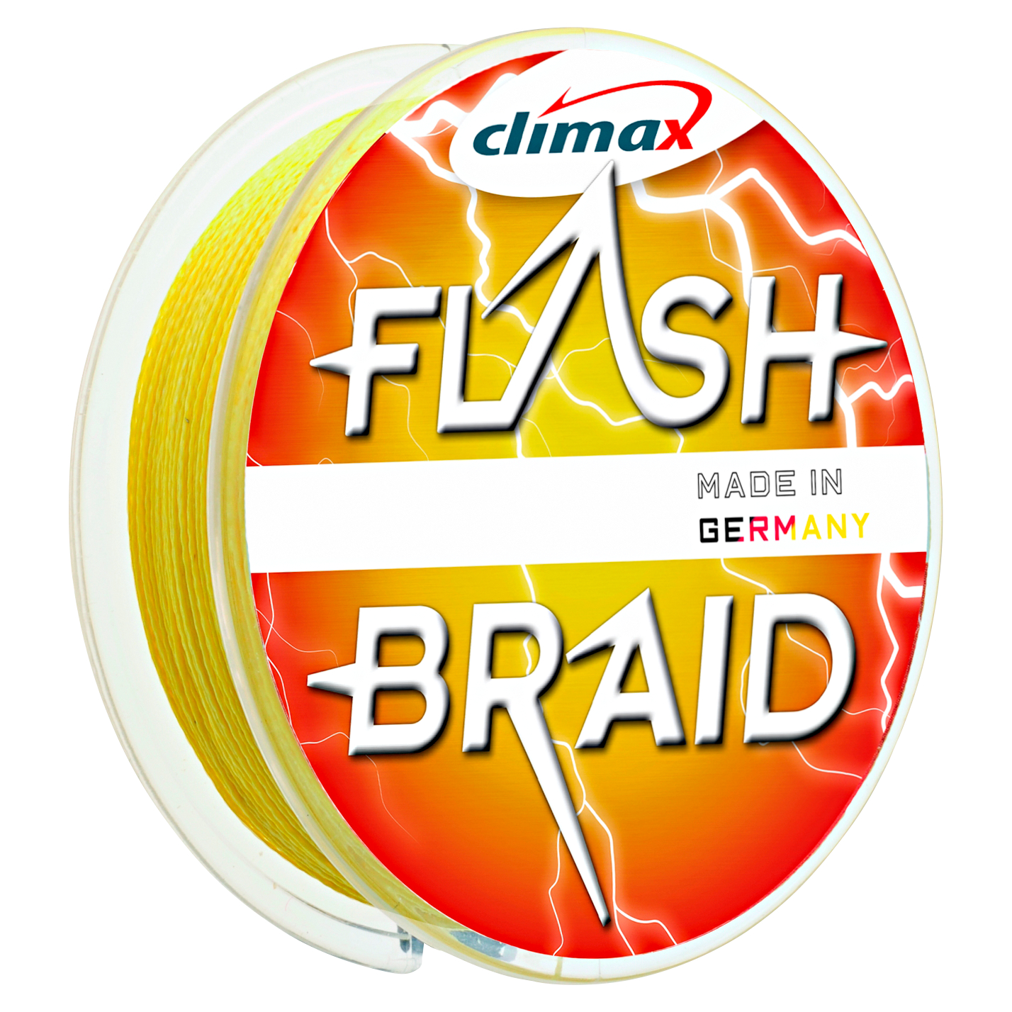 Climax Angelschnur Flash Braid (gelb) 