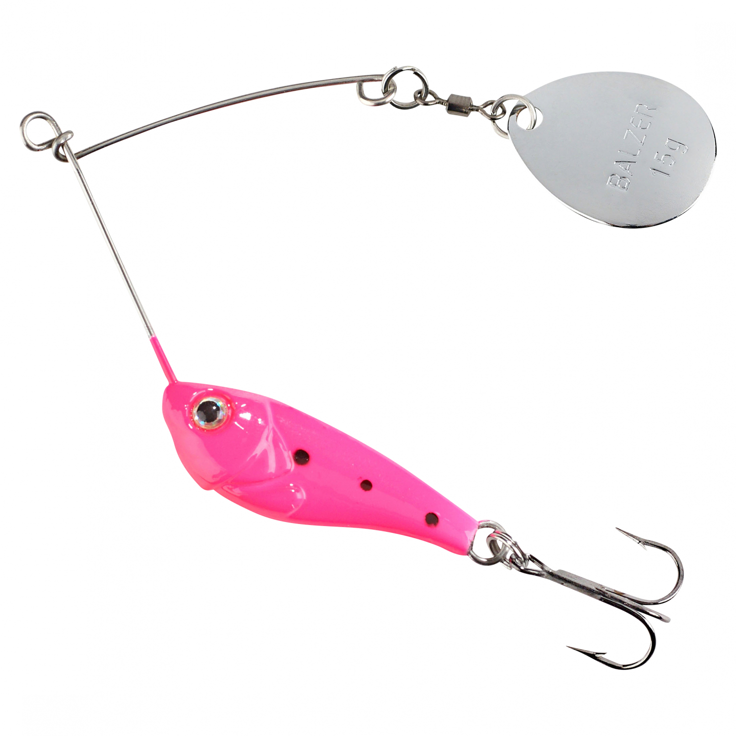 Colonel Balzer Colonel Micro Spinner Baits - Pink-Rot 