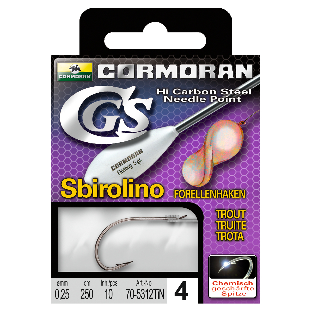Cormoran Cormoran CGS Sbirolinohaken 5312TiN 