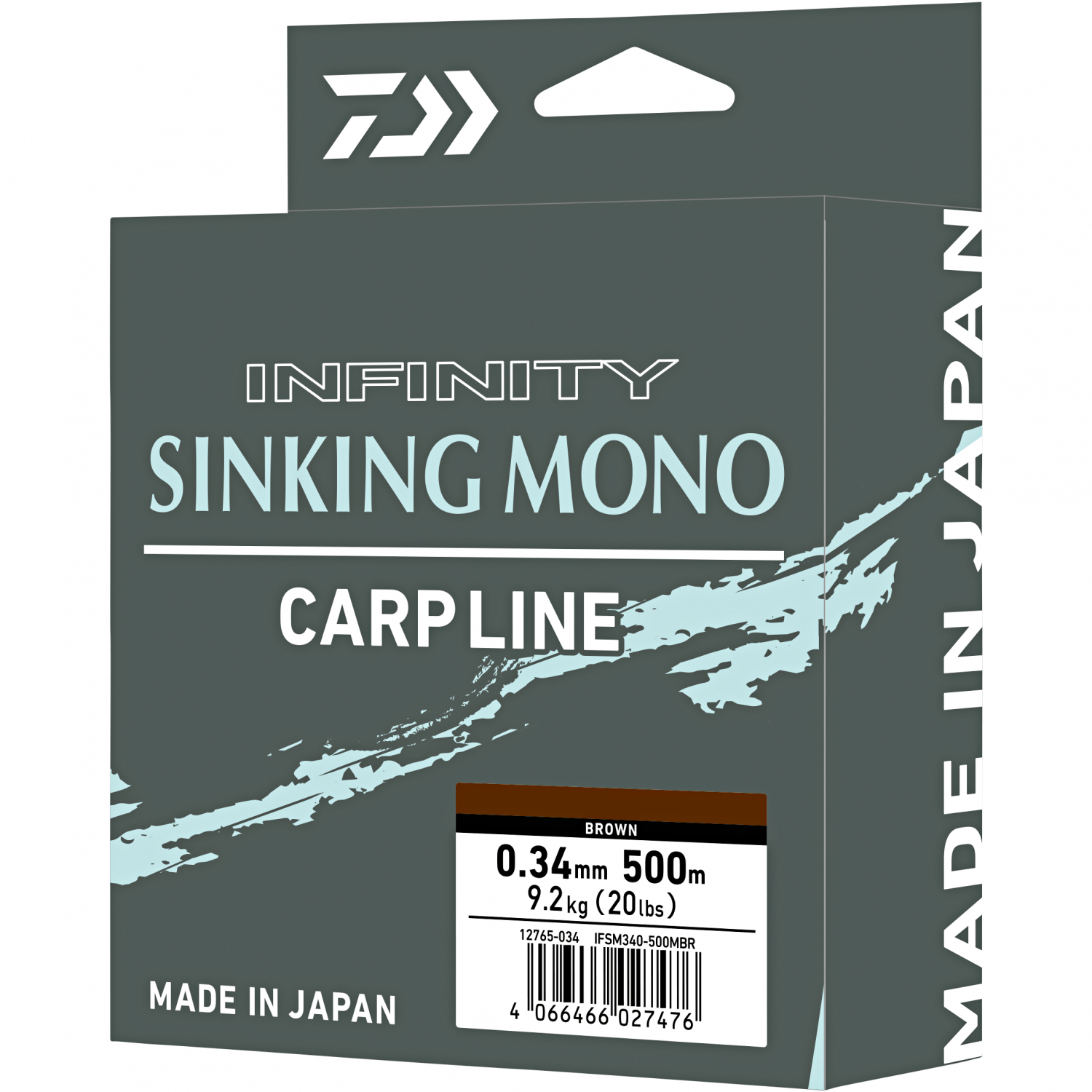 Daiwa Infinity Sinking Mono (Dunkel Oliv, 500 m) 