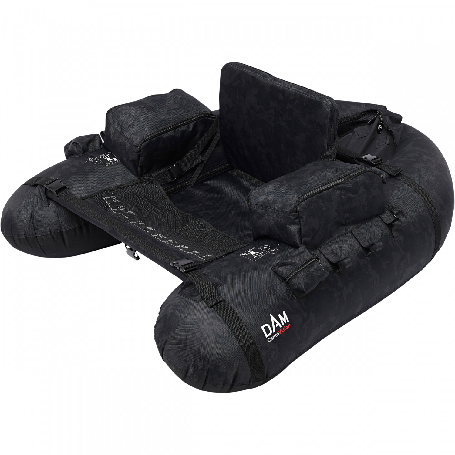 DAM CamoVision Belly Boot mit Luftpumpe 