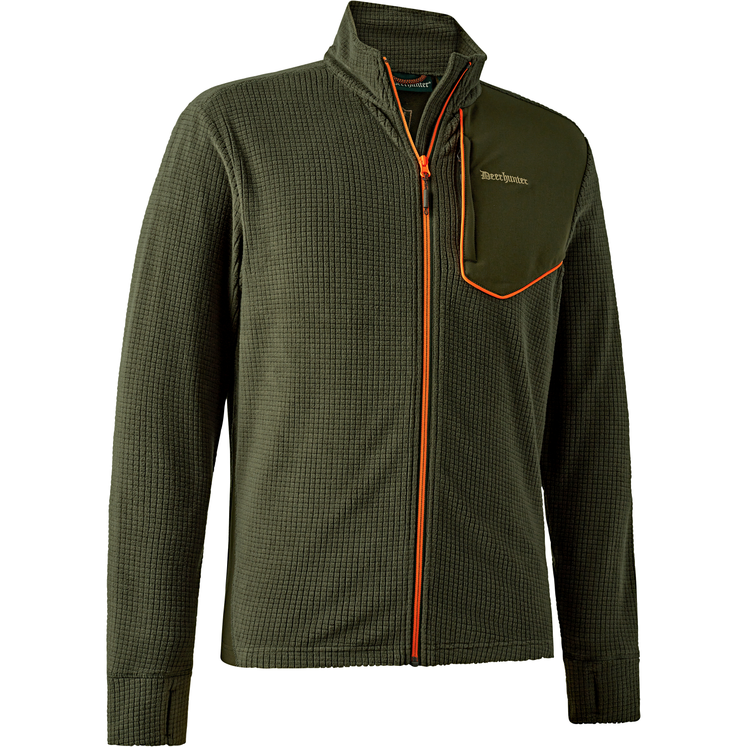 Deerhunter Chamois Full-Zip Fleecejacke Herren (Forest Green) 