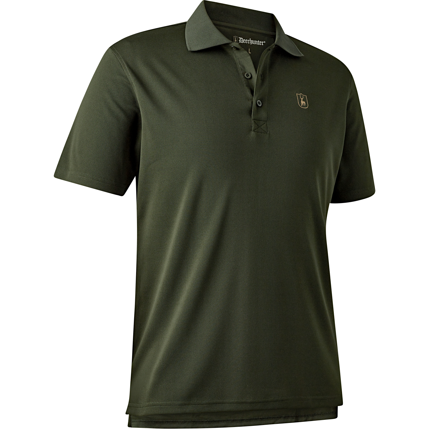 Deerhunter Herren Climate Polo Shirt Herren, mit 37.5® Technology (Forest Ember) 