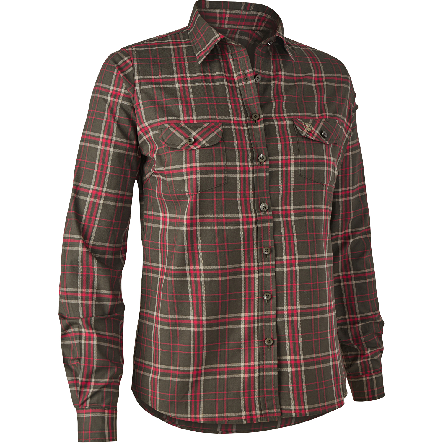 Deerhunter Lady Elena Hemd Damen (Green Check) 